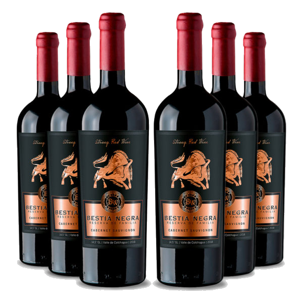 BESTIA NEGRA GRAN RESERVA CABERNET SAUVIGNON 6 UNI. 750CC